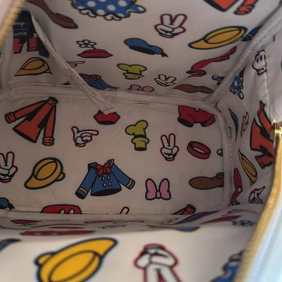 DISNEY Loungefly Faux Leather Mini Backpack - Picture 7 of 7